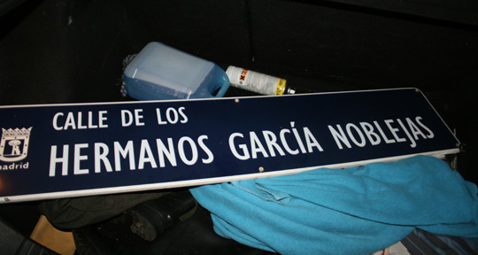 Madrid: El Foro por la Memoria retira la calle Hermanos García-Noblejas