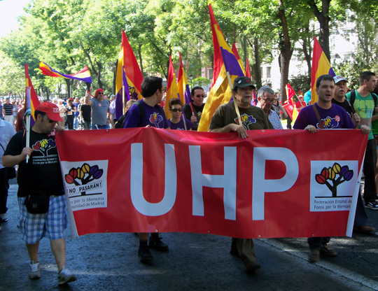 La Federación de Foros por la Memoria participa en la marcha a Madrid del 15-S