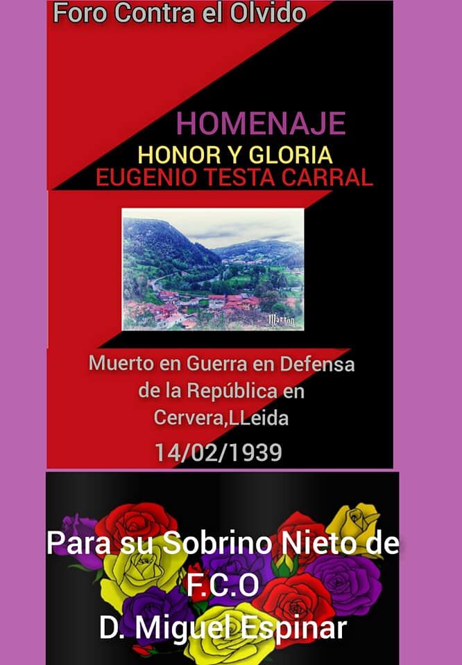 Foro Contra el Olvido Homenaje