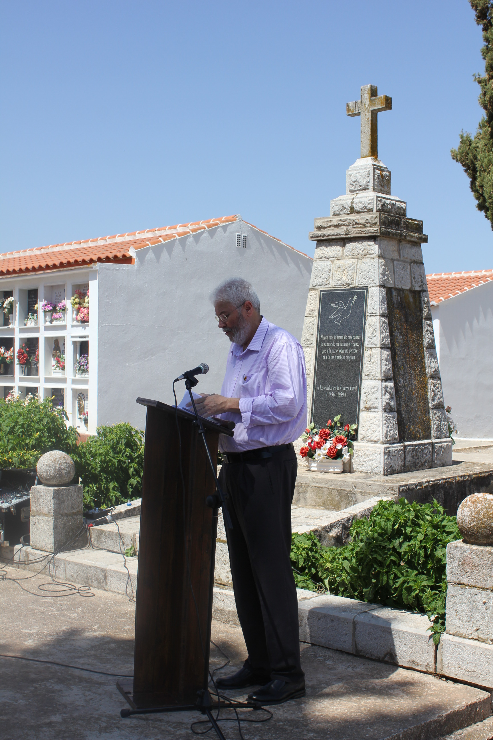 Homenaje a las victimas en Ardales